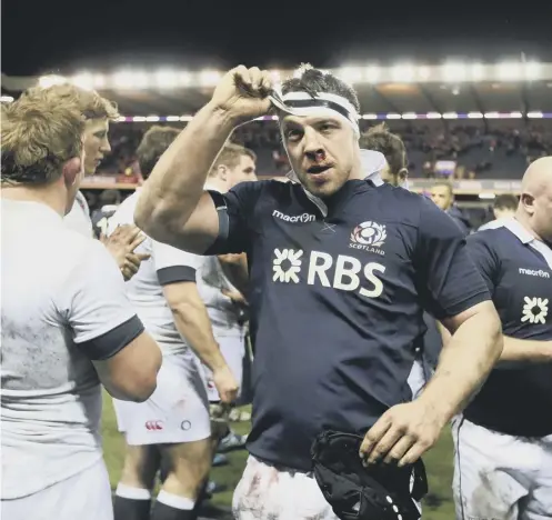  ??  ?? 0 Alasdair Dickinson, who retired in 2018, was capped 58 times by Scotland and played in three World Cups