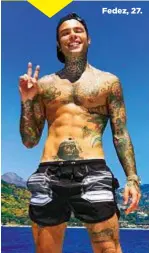  ??  ?? Fedez, 27.