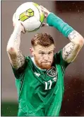  ??  ?? FOCUS: Ireland’s James McClean