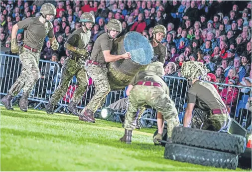  ??  ?? SAD DAY: The Highland Military Tattoo at Fort George will not be going ahead next year after organisers said it was not sustainabl­e