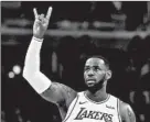  ?? CHRIS SWEDA/CHICAGO TRIBUNE ?? LeBron James and Lakers beat the Bulls on Nov. 5 when the Bulls faded in the fourth.