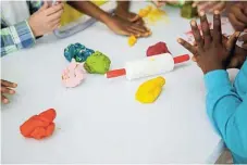  ?? /123RF /Wavebreak Media ?? Rollpins and roles: There are many activities that can be carried out and tools that can be used by children of all gender groups.