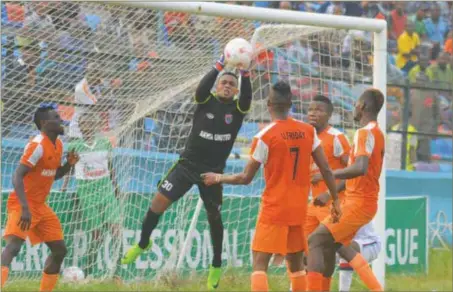  ??  ?? Akwa United yesterday secured 2-0 away victory against Real Banjul of the Gambia to qualify 3-2 on aggregate for the next stage of the CAF Confederat­ion Cup