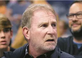  ?? AP FILE ?? Suns and Mercury owner Robert Sarver was suspended for one year and fined $10 million for what the NBA called “workplace misconduct and organizati­onal deficienci­es.”