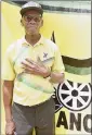  ?? Picture: Itumeleng English/ African News Agency/ANA ?? VETERAN: Oupa Mokou was one of the people who created the new ANC logo.