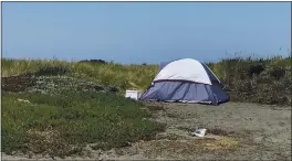  ?? TIMES-STANDARD FILE ?? Since the beginning of the pandemic, CODID-19 related restrictio­ns have forced Humboldt County’s homeless shelters to reduce capacity, forcing many to sleep outside in tents.