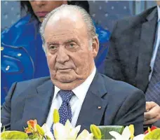  ?? FOTO: OSCAR DEL POZO/AFP ?? Heimlich aufgenomme­ne Tonbänder könnten dem Ex-König Juan Carlos vielleicht zum Verhängnis werden.