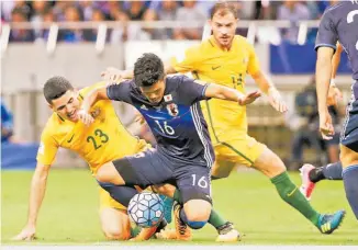  ??  ?? CUARTO. La selección de Japón se unió a Brasil, Irán y Rusia como clasificad­os al mundial.