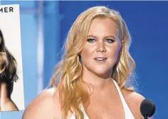  ?? CHRIS PIZZELLO, AP ?? “People will have opinions about this chapter. Some might say it wasn't a big deal. Or that it was all my fault since I was drinking, he was my boyfriend, and I was lying right there next to him,” Amy Schumer says.