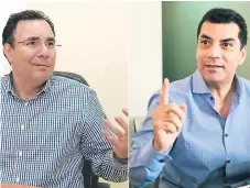  ??  ?? POLÍTICA. Aunque ya se convocó a asamblea para elegir nuevo jefe de bancada, Elvin Santos sostiene que negocia con Luis Zelaya.