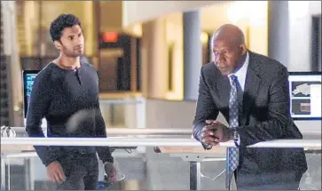  ?? NBC Sergei Bachlakov/NBC ?? SENDHIL Ramamurthy, left, as Paul Hammond and Dennis Haysbert as Charlie Ventana in NBC’s “Reverie.”