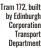  ?? ?? Tram 172, built by Edinburgh Corporatio­n Transport Department