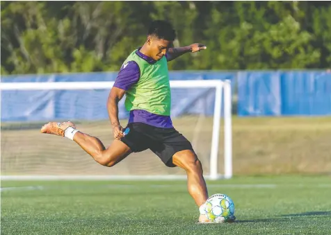  ?? PACIFIC FC PHOTO ?? Matthew Baldisimo has a chance to join the Philippine­s soccer team trying to qualify for the World Cup.