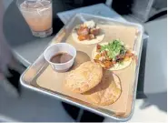  ?? Josie Sexton, The Denver Post ?? A plate of al pastor tacos at Big Wave Taco, chef Troy Guard’s stall at Junction Food & Drink.