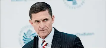  ?? CHRIS KLEPONIS/GETTY-AFP ?? Michael Flynn resigned as President Donald Trump’s national security adviser after 24 days on the job in February.