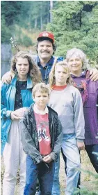  ?? — MORNAR FAMILY ?? The Mornar family, circa 1990. Parents Dan and Kirsten Hansen with their children, from left, Suhasine Mornar-Hansen; Jonathan Mornar-Hansen, who died in 1993 at age 12 from neuroblast­oma; and Kahtrina Mornar-Hansen, who died in 2008 at age 30 from a...