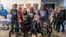  ?? COURTESY PHOTO ?? Taos Mountain Bike Associatio­n gifted three mountain bikes to Big Brothers Big Sisters ‘littles’ on Sunday (March 26).