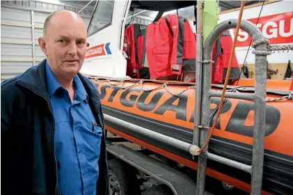  ??  ?? Hawera’s Gary Darnell was a founding member of Coastguard South Taranaki.