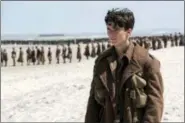  ?? MELISSA SUE GORDON — WARNER BROS. PICTURES VIA AP ?? This image released by Warner Bros. Pictures shows Fionn Whitehead in a scene from “Dunkirk.”