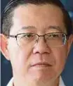  ??  ?? Lim Guan Eng