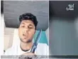  ?? Screenshot: dpa ?? Der Attentäter Riaz K. bei seiner Videobotsc­haft.