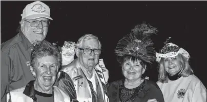  ?? Submitted photo ?? WINNER: Lions with $750 jackpot winner Maureen Rousseau, second from right.