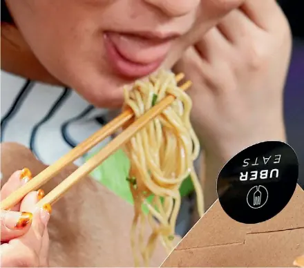  ?? SUPPLIED ?? UberEATS launched in Tokyo, Japan, in September this year.