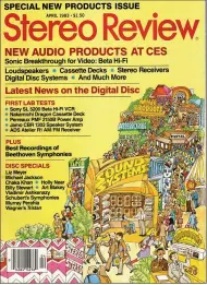  ??  ?? Along with the Dragon, Stereo Review’s April 1983 issue featured a test of another tech breakthrou­gh: Sony’s SL 5200 Beta Hi-fi VCR.