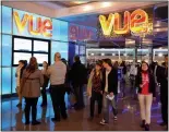  ??  ?? SCREENED: Cinema group Vue uses Eckoh security software