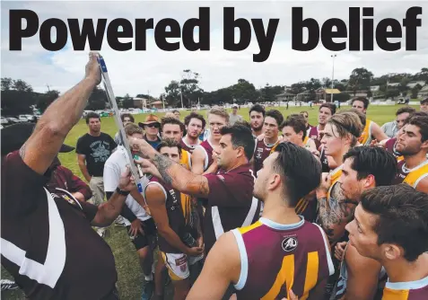  ?? Picture: PETER RISTEVSKI ?? WINNING FEELING: Newcomb coach Rory Nicol is hungry for more wins after toppling Drysdale.