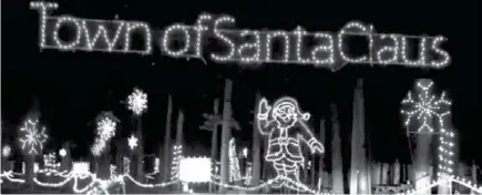  ??  ?? SITIO. Santa Claus es una población en la cual la Navidad es magia. (Foto: periodismo.com)