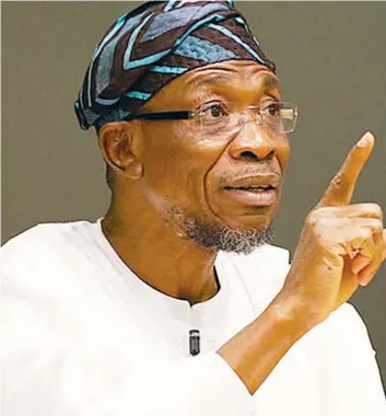  ??  ?? Aregbesola