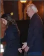  ?? (AP/Manuel Balce Ceneta) ?? President Joe Biden and his daughter Ashley Biden leave Holy Trinity Catholic Church in the Georgetown section of Washington on Saturday after attending Mass.