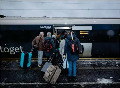  ?? FOTO: JACOB J. BUCHARD ?? Det er stor sjanse for at toget du tar på Sørlandet på vei til Oslo eller Stavanger er forsinket, ifølge tall fra Bane NOR.