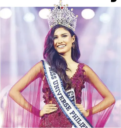  ??  ?? Rabiya Mateo poses after winning the Miss Universe Philippine­s 2020 title during the coronation ceremony held at the Baguio Country Club yesterday.