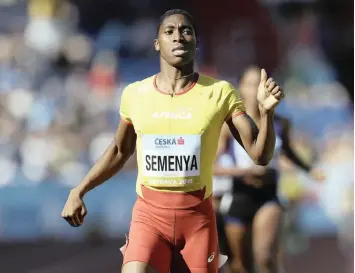  ?? | AP ?? It’s no coincide that the ad makes it debut after the IAAF ruling on women like Caster Semenya.