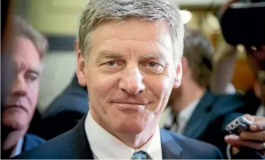  ?? PHOTO: FAIRFAX NZ ?? Finance Minister Bill English takes the reins as prime minister on Monday.