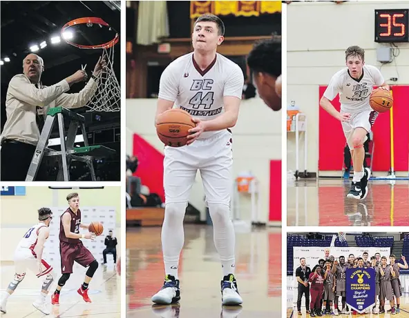  ??  ?? While successful, B.C. Christian’s single-A provincial boys basketball champs are ‘night and day’ apart from the school’s elite prep program.