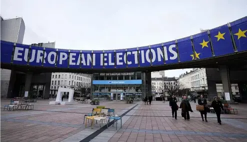  ?? ?? The elections to the European Parliament will take place between 6 and 9 June.
