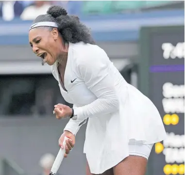  ?? Photo / AP ?? There were flashes of brilliance from Serena Williams, but so many errors.