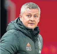  ??  ?? Reds boss Ole Gunnar Solskjaer