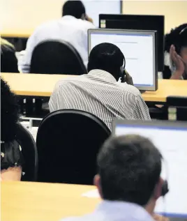  ??  ?? > The council call centre receives two million telephone calls every year