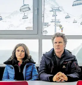  ??  ?? MOVIES
Julia Louis-dreyfus (left) and Will Ferrell in “Downhill”