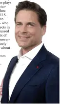  ??  ?? Rob Lowe