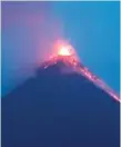  ??  ?? Guatemala’s El Fuego volcano