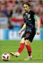  ?? CLIVE ROSE / GETTY IMAGES ?? Midfielder Luka Modric, Croatia’s captain, also is a candidate for the Golden Ball, given to the World Cup’s best player.