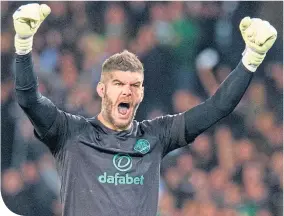  ??  ?? Christie was amazed by keeper Fraser Forster’s celebratio­ns in midweek