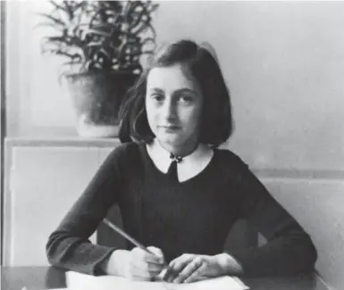  ?? ULLSTEIN BILD DTL./ADN-BILDARCHIV/ULLSTEIN BILD ?? Anne Frank and her family hid from Nazis for two years in a secret annex at the back of her father’s store. After the family was discovered, her father was the only one of eight hiders to survive the Second World War.