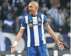  ?? ?? Pepe diz que o FC Porto está a jogar com alegria