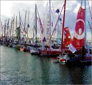  ??  ?? TF1, LCI, France 2, France 3 et Infosport sont au rendezvous de cette manifestat­ion sportive. En 2012, sur vingt partants, seuls onze bateaux ont franchi la ligne d’arrivée.